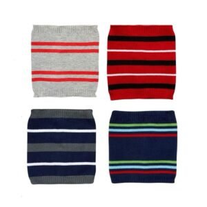 682735.jpg Assorted Stripes Knitted Neck Warmers Set For Boys