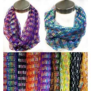 687350_52_vlfs4.jpg Fish Net Open Thread Multicolor Infinity Circle Scarves