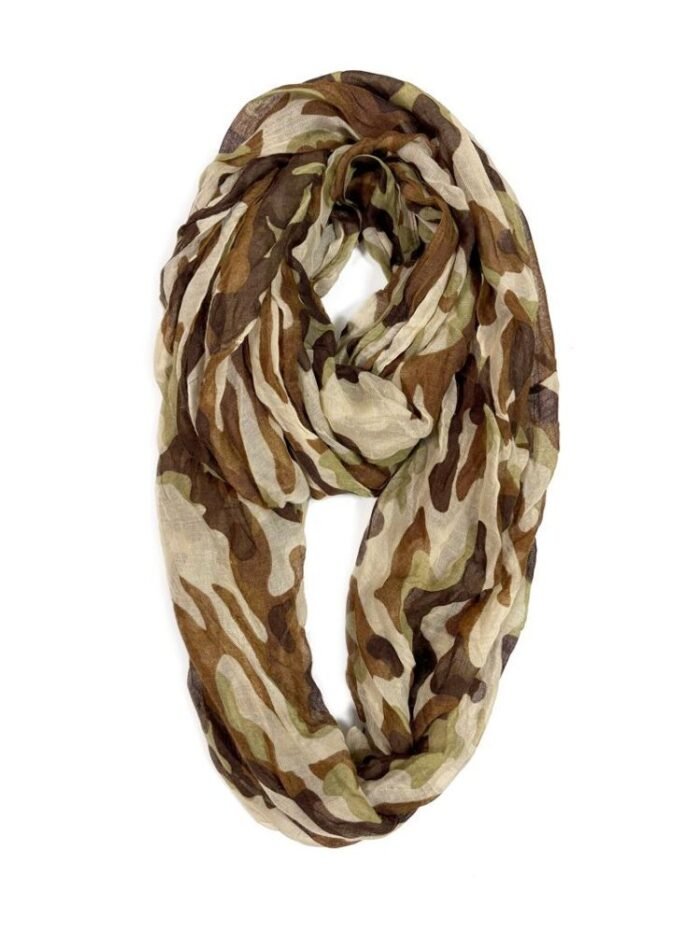 Camouflage Infinity Scarves Assorted
