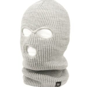 3 Holes Knit Winter Sports Mask Ash Gray