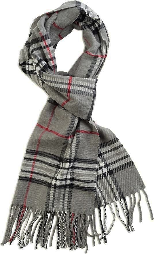 Plaid Soft Cashmere Feel Scarf