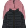 Girls' Reversible Jacket With Sherpa Lining