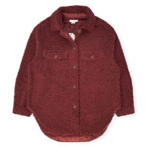 Women's Sherpa Fleece Shirt Jacket