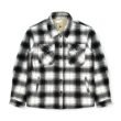Ladies' Plush Shirt Jacket With Sherpa Lining