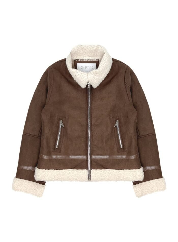 Ladies' Sherpa Lined Faux Shearling Jacket