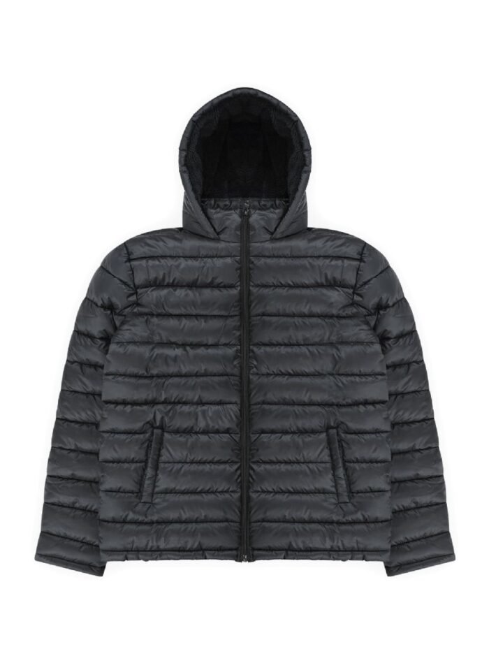 Men's Puffer Jacket With Hood Assorted Sizes S- Xl Black