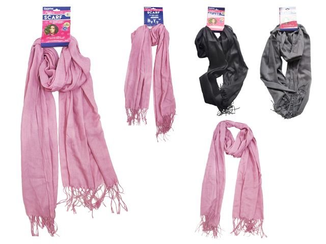 Scarf (black, Pink, Gray)