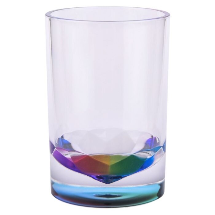 144 pieces XxX- Rainbow Bottom Acrylic Shot Glass 3 Oz. 144/25 - Glassware