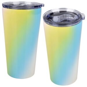 703248_34_vlfs4.jpg 12 pieces XxX- Double Wall Ss Tumbler W/slide LiD-Glossy Gradient 17oz - Drinking Water Bottle