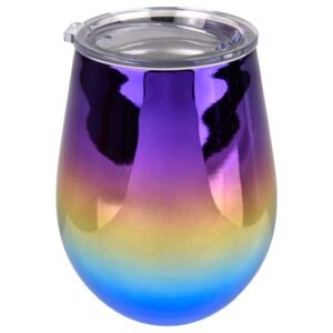 703257_34_vlfs4.jpg 48 pieces XxX- Double Wall Stainless Wine Cup 12 Oz. - Shiny Rainbow - Drinking Water Bottle