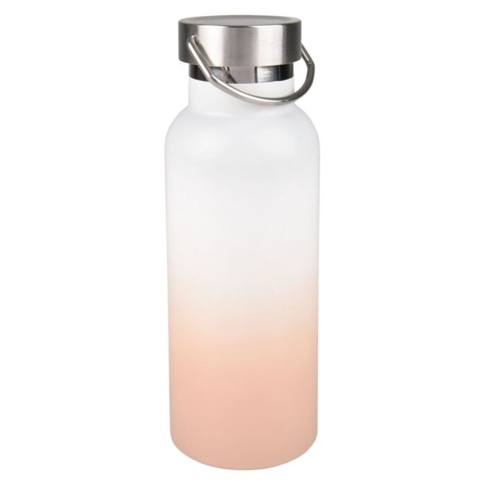 36 pieces XxX- Double Wall Stainless Bottle 17 Oz. - Ombre White And P - Drinking Water Bottle