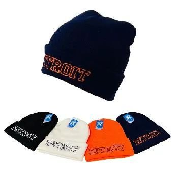 707428.jpg Cuffed Knit Toboggan Detroit