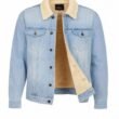 709192.jpg Men's Sherpa Lined Denim Jacket