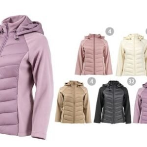 Women's Hooded Hybrid Quilted Jacket Assorted Size S/M-Xl/xxl