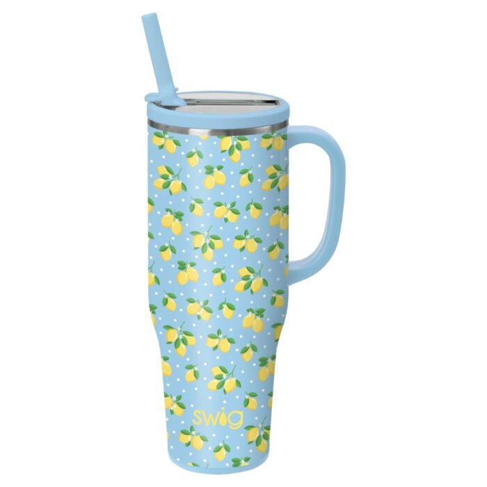 24 pieces Swig Life 40-Ounce Mega Mug - Lemon Meringue - Drinking Water Bottle