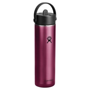 716324_1614_vlfs4.jpg 24 pieces Hydro Flask 24oz WidE-Mouth Bottle With Flex Straw Lid - Garnet Red - Drinking Water Bottle