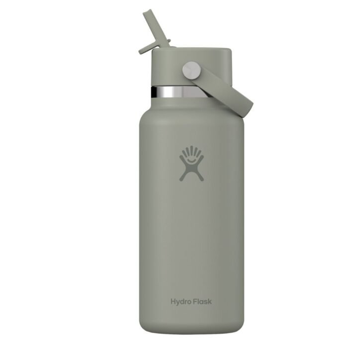 24 pieces Hydro Flask 32 Oz WidE-Mouth Water Bottle With Flex Straw Lid - Agave - Drinking Water Bottle