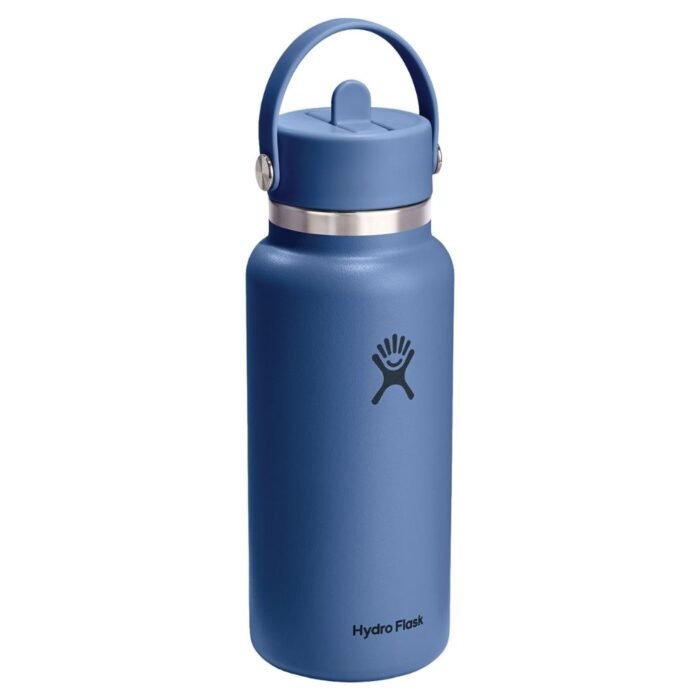 24 pieces Hydro Flask 32oz Wide Flex Straw Cap - Harbor Blue - Drinking Water Bottle