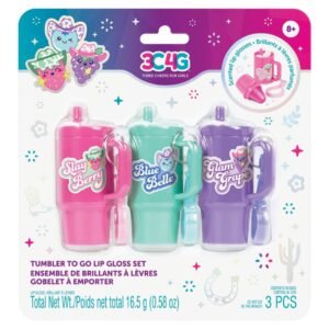 48 pieces Tumbler To Go Lip Gloss Set - Drinking Water Bottle