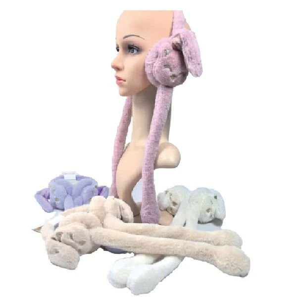 Women's Squeeky Cat Ears Earmuffs Assorted Colors