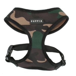 Puppia Soft Harness Vest Camo Large