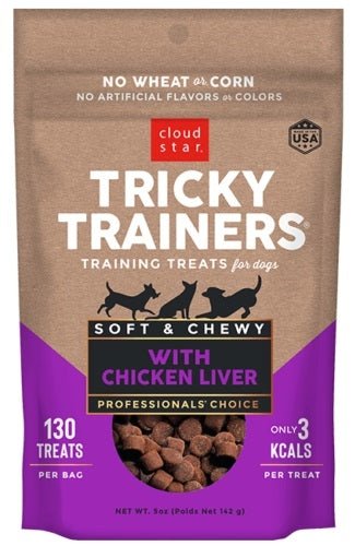 Cloud Star Chewy Tricky Trainers - Chicken Liver 5 oz.
