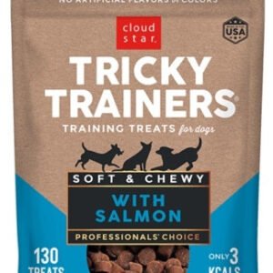 cs16300_chewtrick_salmon_650pix_3.jpg Cloud Star Chewy Tricky Trainers - Salmon 5 oz.