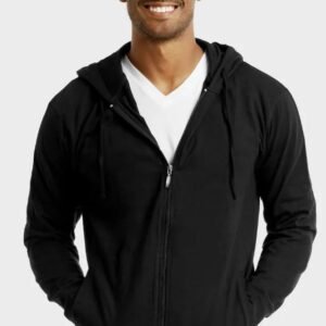 Et Tu Men's Cotton Jersey Zipper Hoodie Jacket