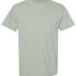 Gold Gingham Bow Comfort Colors Adult Ring-Spun Cotton Tee