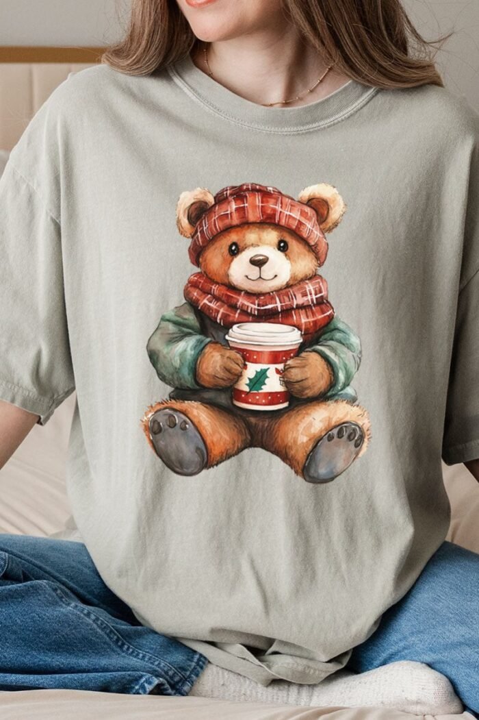 hpvjit-1717-blossom-sm-christmaswishesbear-hpv-161332.jpg Christmas Wishes Bear Comfort Colors Adult Ring-Spun Cotton Tee