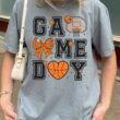 Basketball Game Day Comfort Colors Adult Ring-Spun Cotton Tee