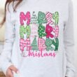 hpvjit-5400-ash-sm-greenandpinkmerrychristmas-hpv-970903.jpg Green And Pink Merry Christmas Heavy Cotton Long Sleeve Adult T-Shirt