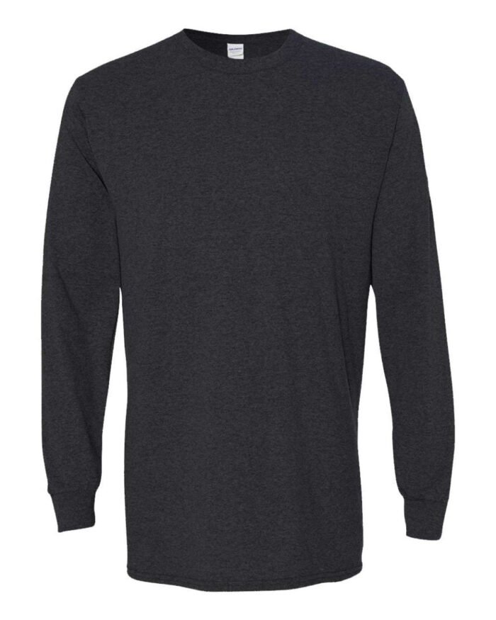 Christmas Tree Let Us Adore Him Heavy Cotton Long Sleeve Adult T-Shirt