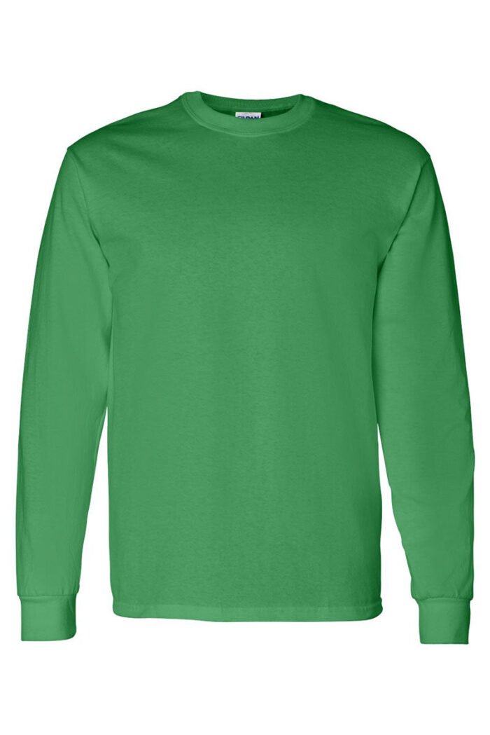 Christmas Tree Let Us Adore Him Heavy Cotton Long Sleeve Adult T-Shirt