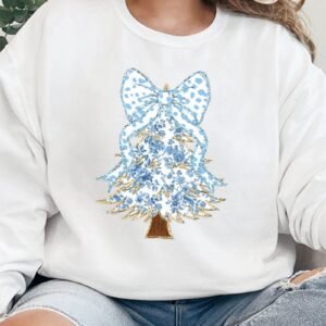 Blue Chinoiserie Tree Unisex NuBlend Crew Sweatshirt