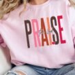 Colorblock Praise The Lord Unisex NuBlend Crew Sweatshirt