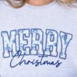 Side Bows Chinoiserie Blue Merry Christmas Unisex NuBlend Crew Sweatshirt