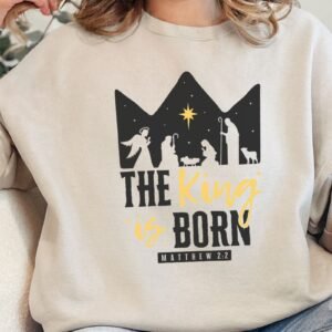 The King Is Born Unisex NuBlend Crew Sweatshirt