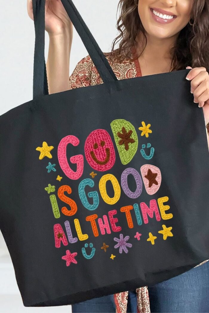 hpvjit-q600-black-fauxyarngodisgood-hpv-6633319.jpg Faux Yarn God Is Good Canvas Jumbo Tote