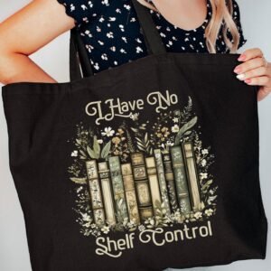 No Shelf Control Canvas Jumbo Tote