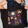 hpvjit-q600-black-preppyteacherswirl-hpv-1161674.jpg Preppy Teacher Swirl Canvas Jumbo Tote