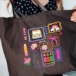 hpvjit-q600-black-preppyteacherswirl-hpv-2287021.jpg Preppy Teacher Swirl Canvas Jumbo Tote