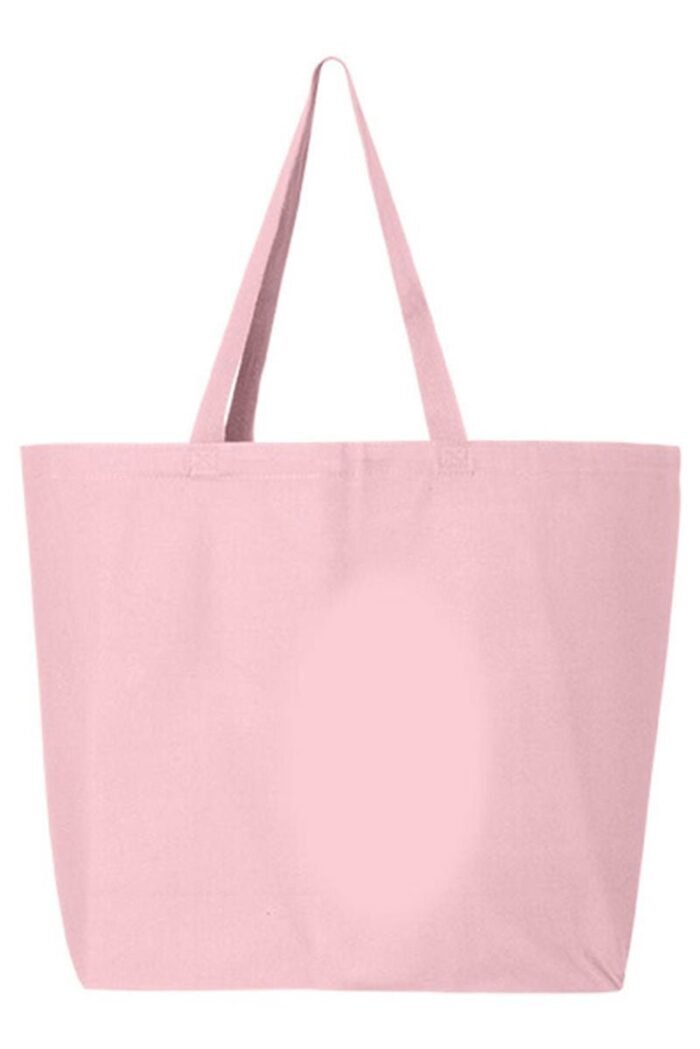 Bows And Books Canvas Jumbo Tote