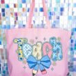 Daisy Days Teach Canvas Jumbo Tote
