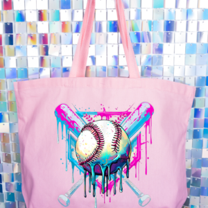 Diamond Drip Canvas Jumbo Tote