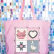 Heartfelt Goose Canvas Jumbo Tote