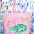 hpvjit-q600-lightpink-pinklatergator-hpv-2839576.jpg Pink Later Gator Canvas Jumbo Tote