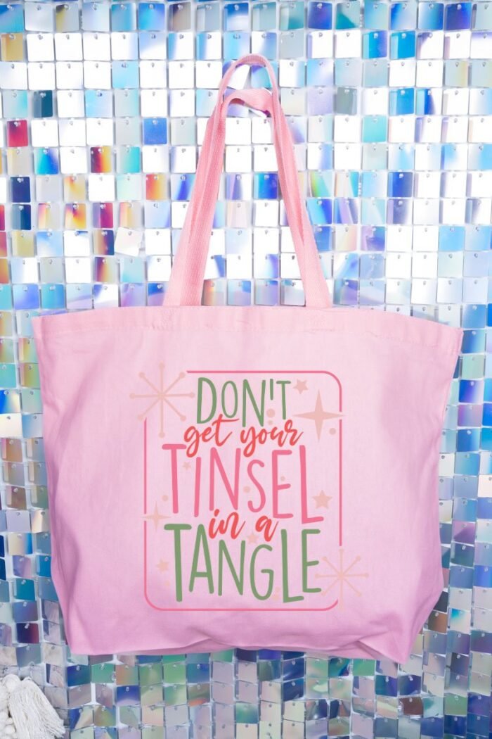 hpvjit-q600-lightpink-tinselinatangle-hpv-118771.jpg Tinsel In A Tangle Canvas Jumbo Tote