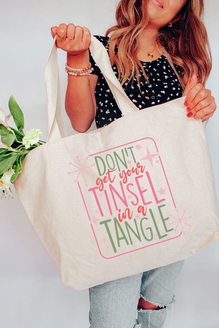 hpvjit-q600-lightpink-tinselinatangle-hpv-836288.jpg Tinsel In A Tangle Canvas Jumbo Tote