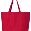 Stitches Baseball Coquette Canvas Jumbo Tote